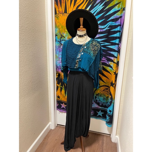 🌈 Lovely Vintage patchwork art top - Picture 11 of 12